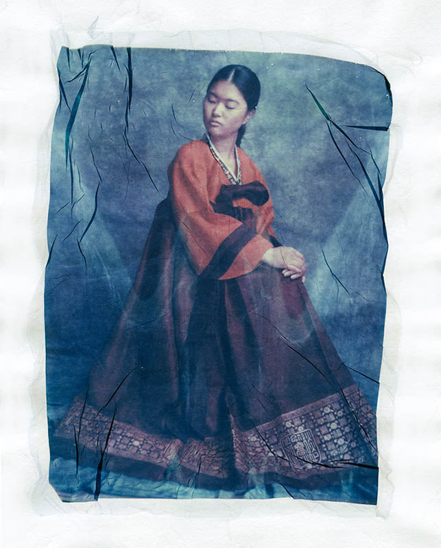 Art Polaroid transfert Diane Vo NGoc Portrait