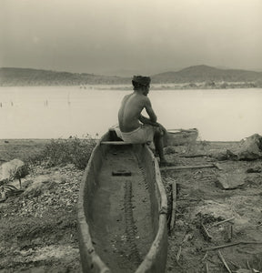 Tirage argentique art Noir et blanc bateau