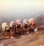 Load image into Gallery viewer, Polaroid print India women Gange Varanasi India impression
