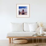 Load image into Gallery viewer, India photo silver print deco living room home
