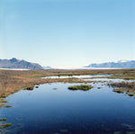 Load image into Gallery viewer, lake iceland vatnajökull silver print deco
