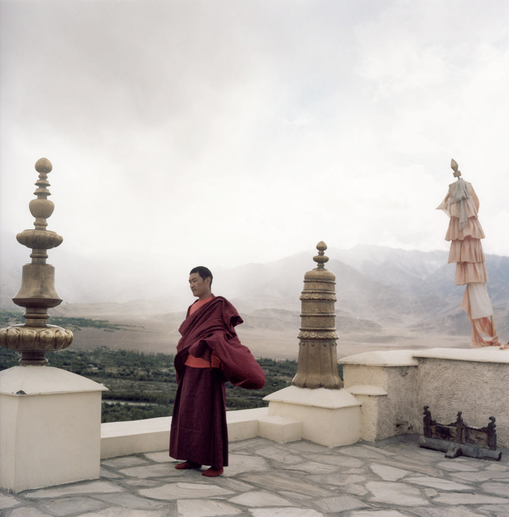 Limited art photo Monks Monastery India Himalaya silver print
