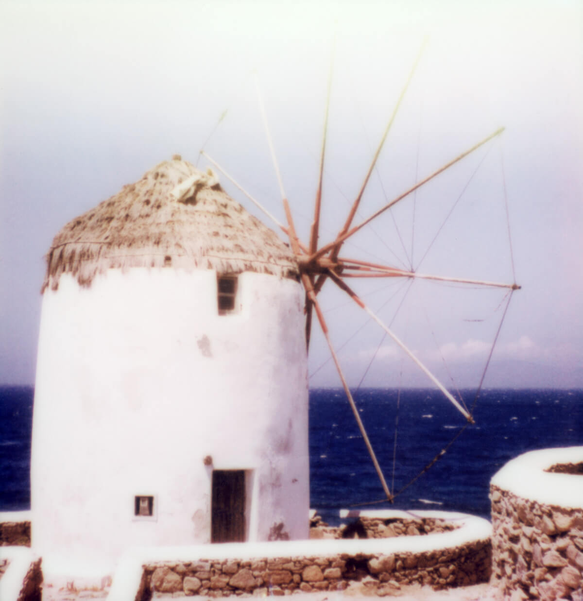 Polaroid print - Mill of Mykonos