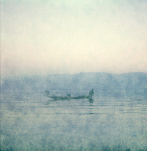Polaroid Inle lake fishermens Myanmar