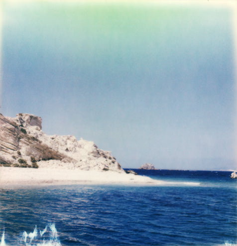 Polaroid Greek Island photo sea impression