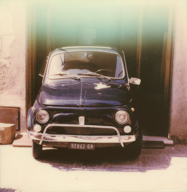 Car FIAT 500 Italy polaroid