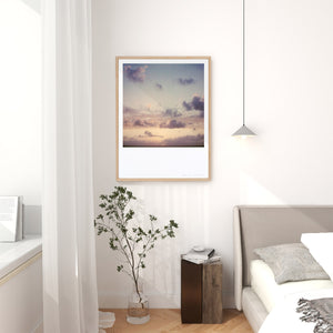 Polaroid print - Into the sky