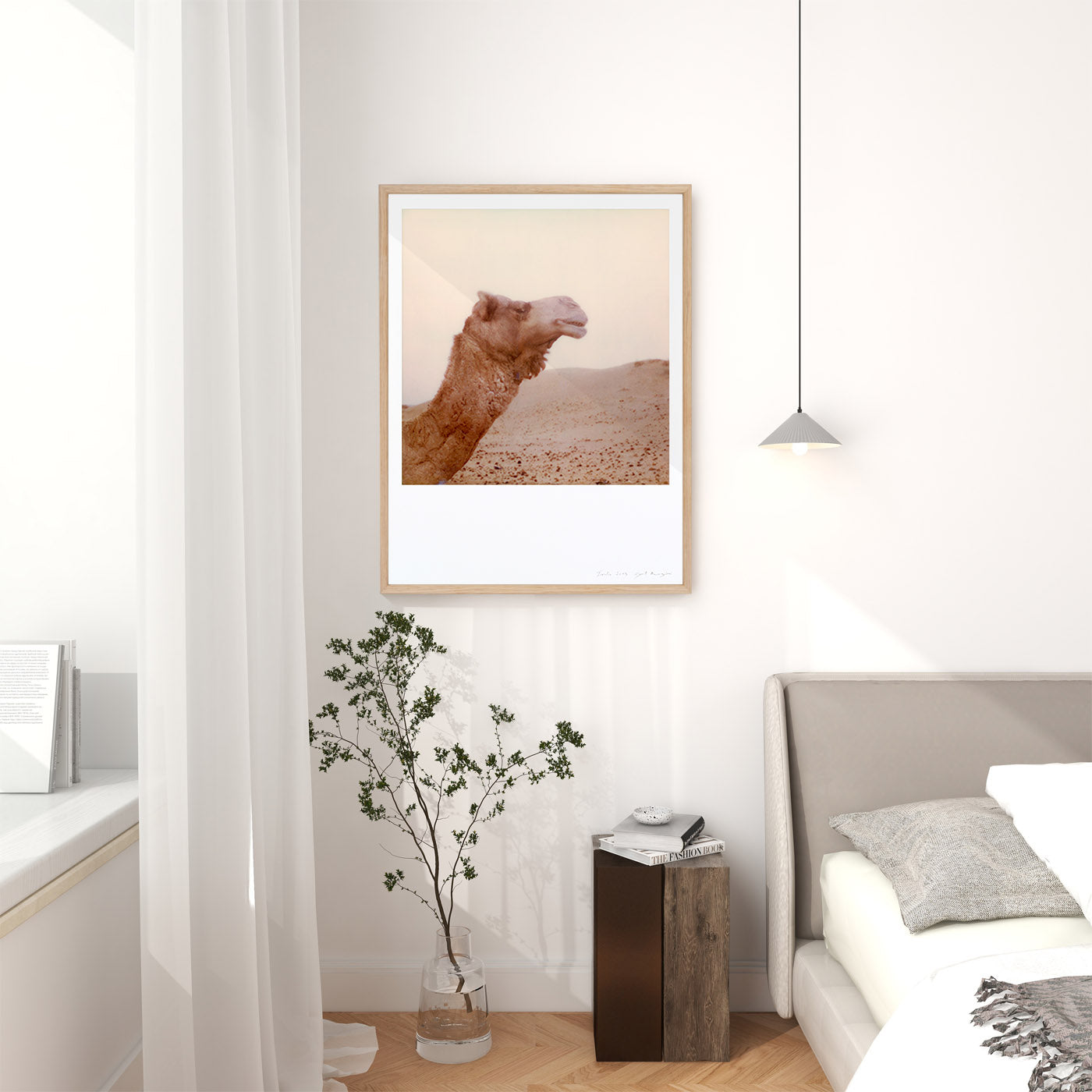 impression fine art Camel polaroid decoration room