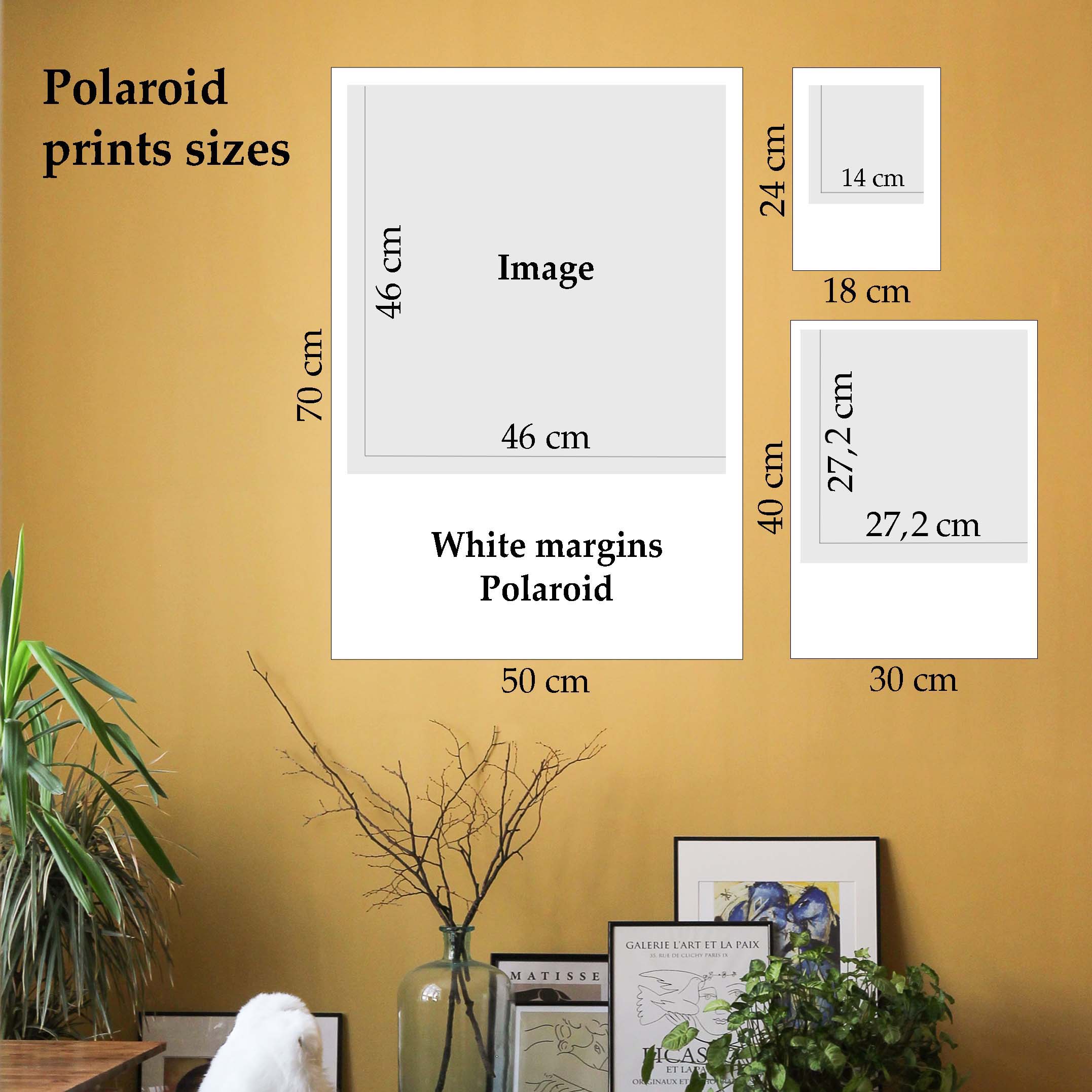 Polaroid print - The old lady
