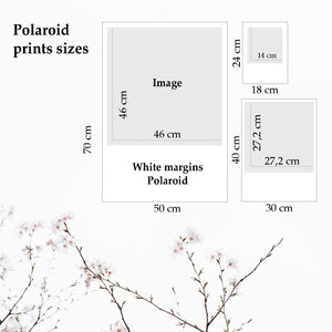 Polaroid print - White desert