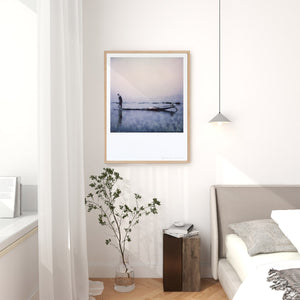 Impression fine art polaroid Inle lake decoration