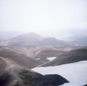 Photo Islande montagne brume deco