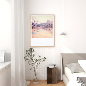 Polaroid photo impression fine art Ngapali beach photo impression fine art decoration