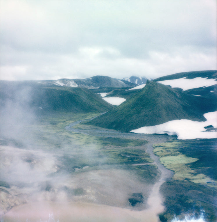 Art Photographie Islande landmannalaugar deco Polaroid Montagne 