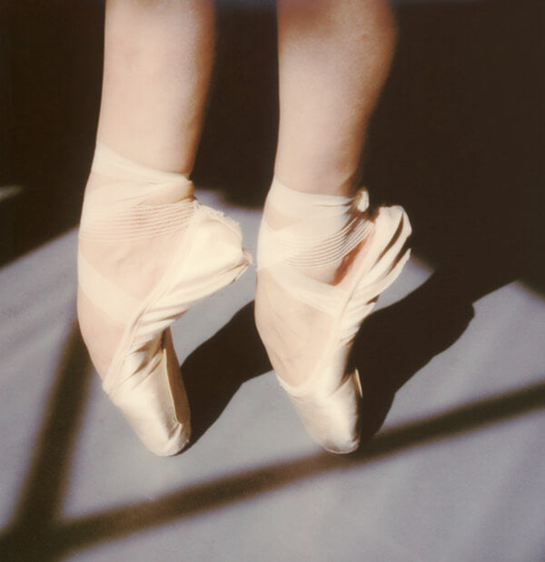 Polaroid print ballet dancer opera Paris