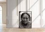 Load image into Gallery viewer, myanmar portrait photography artistic black and white
